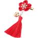 ABOOFAN 3 Pairs Bows Hair Clips Hair Clips for Bows Kids Barrettes for Hair Chinese New Year Hair Clips New Year Bobby Pin Girl Barrettes Clip Chinese Style Hairpin Candy Bag Child Tassel - Buy Online on SooperMarket.com