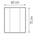 Julius Z llner 2-Wedge Trough 60x71 - Durable Lion Foil for International Shipping - Buy Online on SooperMarket.com