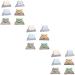 FRCOLOR 18 Pcs Gap Brush Microfiber Duster Crevice Cleaning Bathroom Window Squeegee Cleaner Handheld Window Cleaner Sponge Window Cleaner Door Gap Window Slot Brush Computer