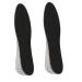 Healeved 1 Pair Mens Height Increasing Insoles Sole Insoles Men Insoles for Shoes Heel Lift Inserts Increased Insole Mens Shoe Inserts Height Increase Shoe Insert Booster Pad Plug-in Net Black Size 3