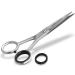 Beard scissors - hair scissors 13 cm with one-sided micro-serration made of stainless steel