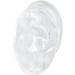 High-Quality Silicone Human Right Ear Model for Ear Sewing Practice - Waterproof Transparent Large Base - Buy Online on SooperMarket.com