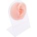 KALLORY Silicone Ear Jewelry Tools Set - 3 Pieces Rubber Ear Models for Piercing Kit - Reusable & Soft - Complexion - 11.5x7.5cm - Buy Online on SooperMarket.com