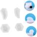 STOBOK 12 Pcs Pendant Mold Silicone Molds Keychain Pendant Epoxy Mold Jewel Silicone Mold Accessories Gem Whitex3pcs 5.5X3CMx3pcs - Buy Online on SooperMarket.com