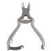 MUNEFE Stainless Steel Cuticle Nipper Only Spring Toe Finger Cuticle Nipper Manicure Clipper for Adult Pedicure