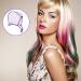 6-Piece Highlight Hair Cap Set with Needles | Salon Hair Coloring & Highlighting Dye Cap Kit | Hairdressing Tool in Purple, Blue, Pink - Buy Online on SooperMarket.com