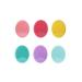 6 Pack Face Scrubber Silicone Face Scrubber Exfoliator Facial Cleansing Pads Precision Pore Cleansing Pad Acne Blackheads Removing Face Brush.Cap Face Wash Brush for Deep Cleaning Skin Care