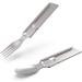 GOSUN Flatware Set - Portable & Compact Camping Utensils with Case - Buy Online on SooperMarket.com