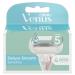 Gillette Venus Deluxe Smooth sensitive razor blades women 4 replacement blades for women's razors with 5-fold blade 4 pieces (1 Pack)