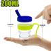 Kirimon Flow Control Spill Proof Cup with Two Style Lids - Spill-Resistant  Leak-Proof Break-Proof Feeding Cup for Elderly Disabled and Adults - Buy Online on SooperMarket.com