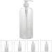 FRCOLOR 3pcs Lotion Press Bottle Pump Shampoo Bottle Empty Pump Dispenser Shampoo Bottles Refillable Portable Liquid Dispenser Refillable Liquid Soap Bottle Pet Blank White Travel - Buy Online on SooperMarket.com