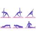4pcs High Density EVA Foam Yoga Exercise Blocks for Enhanced Support - Buy Online on SooperMarket.com