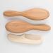 Milisten 3PCS Wooden Baby Hair Brush & Comb Set - Natural Goat Bristles - Gentle Hair Cleaning for Newborns and Toddlers - Registry Gift - Buy Online on SooperMarket.com