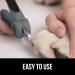 Professional Pet Nail Clippers and File - Stainless Steel - Safety Guard - Comfort Handle - Dog and Cat Trimmer - Large Gray - Buy Online on SooperMarket.com