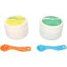 2pc Ear Impression Putty Custom Safe Silicone Mild Soft High Elastic Ear Molding Putty Material with Spoons Fast Setting High Elasticity - Buy Online on SooperMarket.com