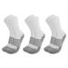 OrthoSleeve Diabetic and Neuropathy Non-Binding Wellness Socks WC4 Improves Circulation and Helps with Edema Small (1 Pair) White Crew