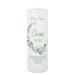 Striefchen baptism candle 25 cm high various motifs personalized with your desired data Eucalyptus branch
