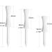 Zivisk Bamboo Golf Tees 100 Count - 2-1/8, 2-3/4, 3-1/4 Inch (White Natural Color) - Buy Online on SooperMarket.com