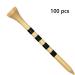 Zivisk Wooden Golf Tees 3-142-342-181-12 Available100 Count Bamboo Tee Golf (Natural Color White Black Green Blue Red Pink) 3 14 inch Natural Color - Buy Online on SooperMarket.com
