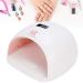 72 W nail dryer professional nail dryer gel nail polish UV-LED light manicure hardening of nail art equipment (#1-UK)