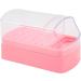 Nail Drill Bit Cleaning Brush Box 30 Hole Manicure Tools Compact Nail Drill Bit Holder Dustproof Display Stand for Nail Salon (Pink) - Buy Online on SooperMarket.com