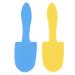 2 pieces of tongue muscle trainer mouth-lip muscle trainer to improve lateralization and lifting plastic mouth training device for children