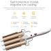 3 Barrels Wave Iron - 25mm Curling Iron with Adjustable Temperature | Fast Heating Styling Tool for All Hair Types - Buy Online on SooperMarket.com