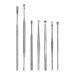 Spring Tool 1 Set 7pcs Seven Piece Ear Picking Tool Set Ear Cleaners Nursing Cleaning Tools Stainless Steel Ear Cleaner Ear Clean Tool Ear Cleaning Tools Set Stainless Steel Silver