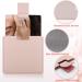 Shatterproof Stainless Steel Compact Mirror for Purses Unbreakable Mirror Travel with PU Leather Case Cover Handheld Camping Shaving Mirror for Women & Men Makeup Gift (Red) - Buy Online on SooperMarket.com