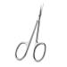 Feryes precisely curved nail shaver-extra-fine manicure harvests for women small nail scissors made of stainless steel for precise trimming-gray-silver