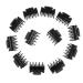F Fityle 12 pieces resin mini hair clip set hair clip hair gripper hair claws hair clip hair claw clip hair accessories black