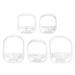 Professional Mustache Shaping Tool | Beard Shaper Template - ABS White for Precision Grooming - Buy Online on SooperMarket.com