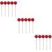 ABOOFAN 432 Pcs Diy Foam Red Fruit Berry Fall Berries for Crafts Red Berries Nativity Decor Faux Berries Branches Christmas Tree Filler Christmas Craft Wreath Pick Artificial Accessories