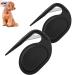 PET Knotting Comb Professional Denfilzer with steel blade de -filtering knife cat splitter fur -tubular debris deer for dogs - perfect for removing matters (black)