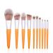 DFHBFG 10 Makeup Brush Set Beauty Tools Wooden Handle Eyeshadow Brush Full Set of Makeup Brushes 1 D