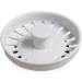 White Sink Plug Kitchen Sink Strainer Plug Waste Plug Basin Water Seal Plug Durable Smooth Maintenance Convenient Sink Stopper - Buy Online on SooperMarket.com