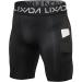 Lixada Men's Elastic Performance Sports Baselayer Shorts - Cool Dry Tights for Active Workouts | Large, A-Black/Grey/White - Buy Online on SooperMarket.com