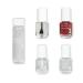 Dazzle Dry Mini Kit 4 Step System - Confident  a full coverage shimmer  deep metallic candy apple red. (5 Piece Kit)