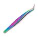 Verdant Touch Curved Tip Tweezers Curved Tip Eyelashes Extension Tweezer Alloy False Eyelashes Applicator Tool