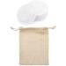 ZIEM 10PCS Reusable Cotton Rounds Makeup Remover Cotton Pads Reusable Facial sing Rounds Toner Pads Makeup Wipes with Laundry Bag Bamboo Washable Facial Rounds - Buy Online on SooperMarket.com