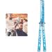Comb Trainer Stainless Steel Unsharpened Slice Butterfly Training Comb for Beginner Aqua Blue Practice Comb Trainer - Buy Online on SooperMarket.com