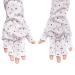 Moisturizing Gloves UPF 50+ Manicure Gloves Anti Uv Shield Gloves for Gel Nail Lamp Nail Art Fingerless Glove for Manicure Dryer Long 11.5X40 Cm