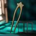 minkissy Wooden Star Hair Stick - Antique Chinese Hair Forks Vintage Wooden Hairpin for Long Hair Hanfu Headdress for Bride Ladies Women Girls - Buy Online on SooperMarket.com