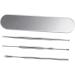 Stainless Steel Ear Spoon Set - 3pcs T Tool Earmuffs Ear Cleaners Kit for Ear Wax Removal - Buy Online on SooperMarket.com