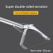 Tianbi Heavy Duty Collapsible Snake Tongs Reptile Eel Grabber Catcher Stick Stainless Steel Garbage Clip Wide Jaw Handling Pliers for Indoor & Outdoor - Buy Online on SooperMarket.com