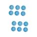 12 Pcs Mold Silicone Cupcake Small Stainless Steel Bowls International Chess Doll Bath Tub Silicone Baking Silicone Chess Moulds Baking Fondant Fudge Baking Tools Silica Gel 3.5X3.5X0.8CMx2pcs Bluex2pcs