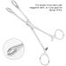Professional Surgical Steel Sponge Tweezers for Upper Lip Navel Nose Tongue & Septum | Stainless Steel Precision Tools - Buy Online on SooperMarket.com