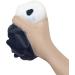 12-Pack Bamboo Charcoal Black Bath Loofah Shower Sponge Poufs - Wholesale Bulk Lot - Buy Online on SooperMarket.com