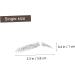 FOYTOKI 6pcs Eyebrow Stickers Brown Fake Eyebrows Makeup Eyebrow Transfer Black Eyebrow Water Transfer Paper 5.8X1X0.1CM Brown - Buy Online on SooperMarket.com