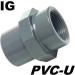 40mm PVC-U Threaded Sleeve Adapter - IG 1 1/4 Internal Thread for Pond Pumps - Ideal for Koi Ponds - Buy Online on SooperMarket.com